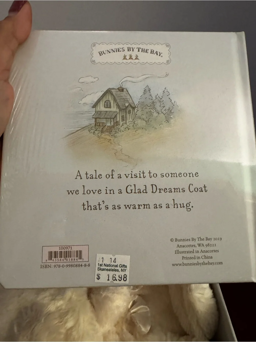 Bunnies By The Bay Storybook Collection W/Sealed Book~ Coat~ Hat ~ Hand Warmer